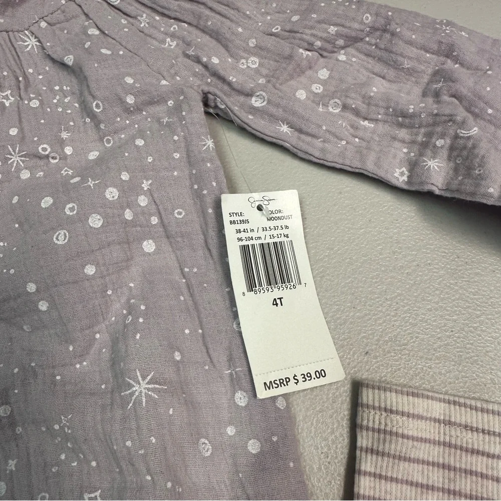 Jessica Simpson | Purple and Cream Kids Matching Set‎